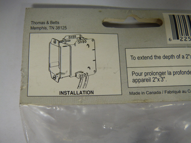 Iberville SBEX-RP Device Box Extension 1” Max Extension NWB ...