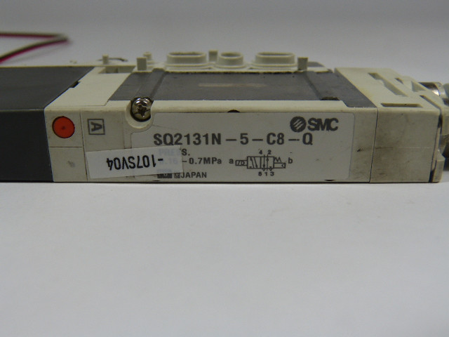 SMC SQ2131N5C8Q Solenoid Valve .15-.7 Mpa USED
