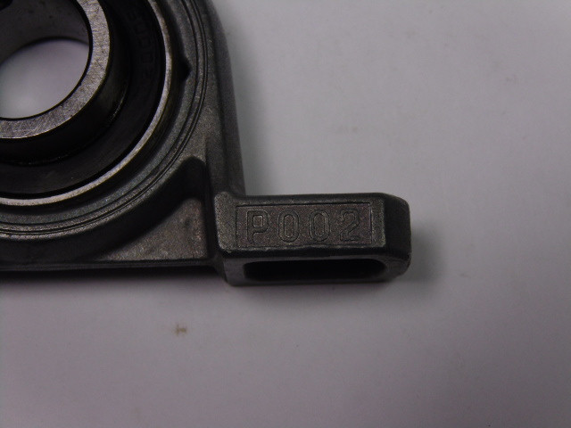 FYH SUP002 Pillow Block Bearing Assembly C/W SU002 Bearing 15mm USED