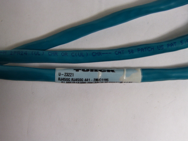 Turck U-23221 Molded Cordset WKM-40-3M/S90 USED
