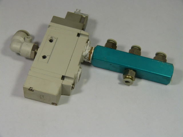 SMC SY9120-5LZD-03 Valve Double Sol USED