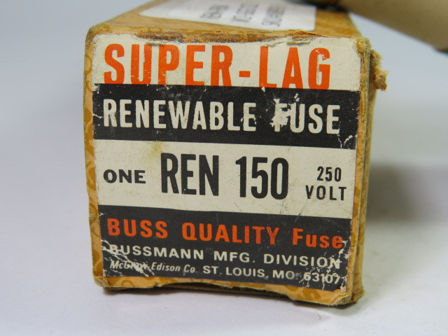 Bussmann REN-150 Renewable Fuse 150A 250V *Damaged Box* ! NEW !