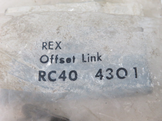 Rexnord RC40-1-OL Offset Link ! NWB !