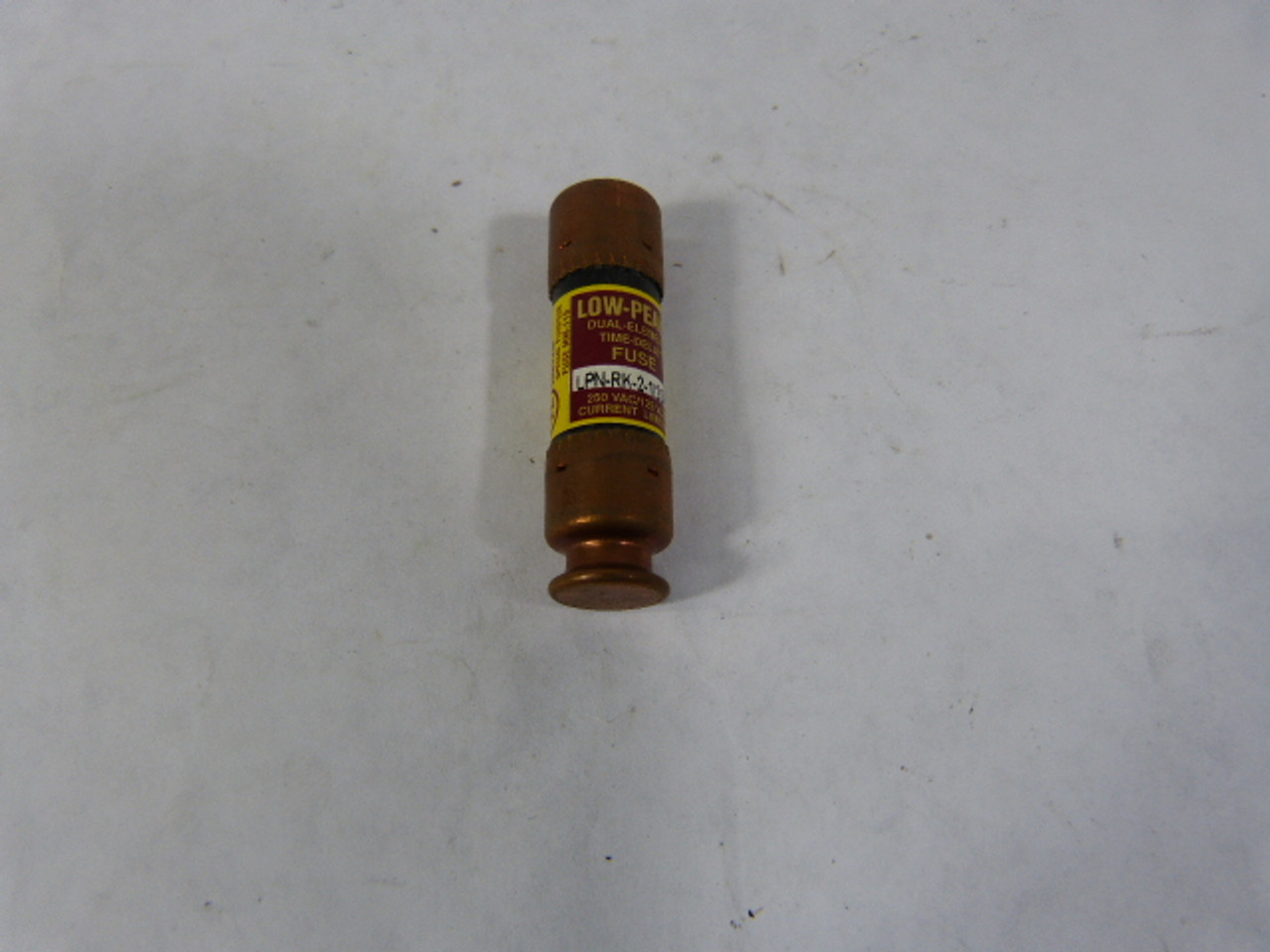 Low-Peak LPN-RK-2-1/2SP Dual Element Time Delay Fuse 2-1/2A 250V USED