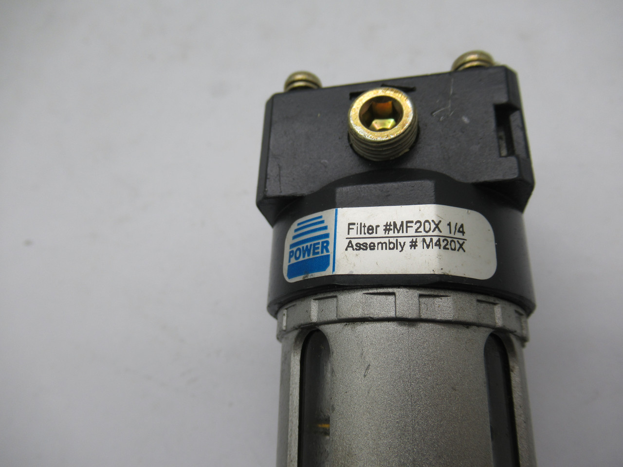 Power MF20X1/4 Filter Regulator 1/8"  USED