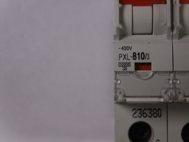 Moeller PXL-B10/3 Miniature Circuit Breaker 3Pole 400V USED