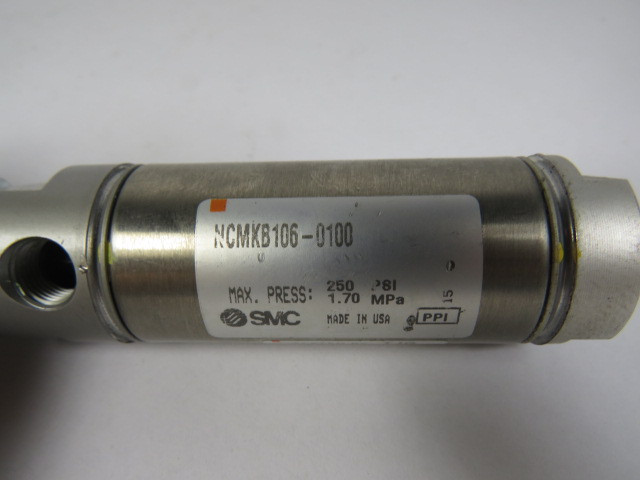SMC NCMKB106-0100 Round Body Non-Repairable Air Cylinder USED