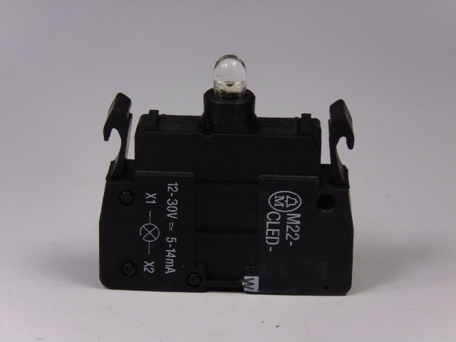 Moeller M22-CLED-W White Lamp Block 12-30VAC USED