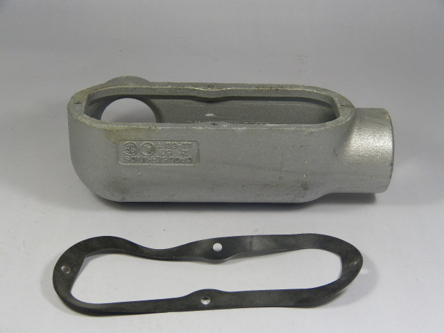 Crouse-Hinds LR68 Conduit Body 2" Diameter Form 8 Type LR ! NOP !