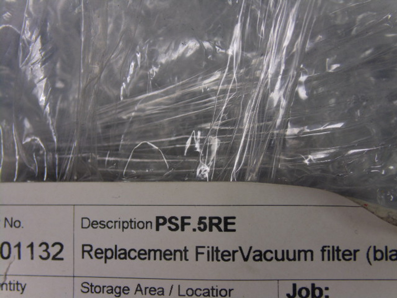 Piab PSF.5RE Filter Vacuum Replacement ! NOP !