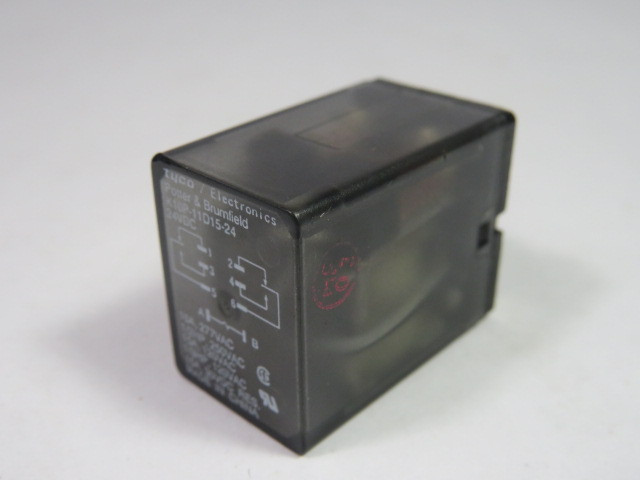 Potter & Brumfield K10P-11D15-24 Relay 24VDC Coil 10A 277VAC USED