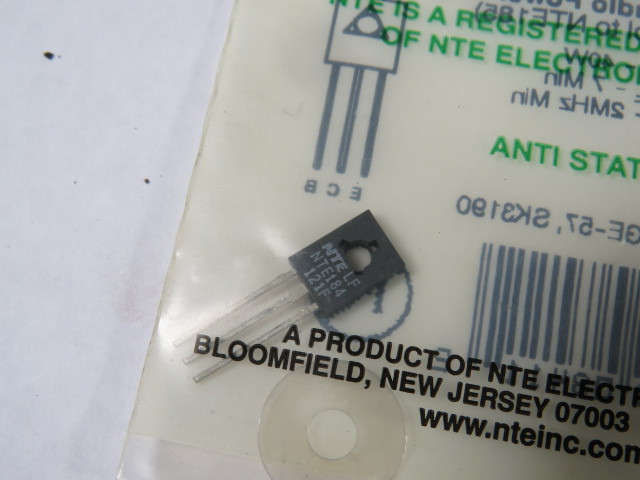 NTE NTE184 Single Transistor 80V 2MHz 40W 4A 80hFE 3-Pins ! NWB ...