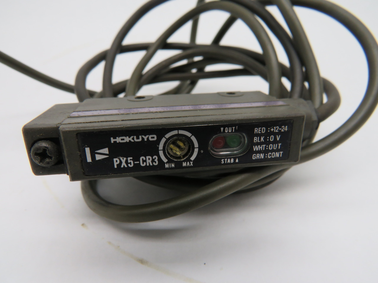 Hokuyo PX5-CR3 Photoelectric Switch 12-24VDC USED
