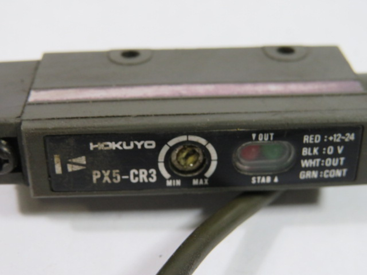 Hokuyo PX5-CR3 Photoelectric Switch 12-24VDC USED