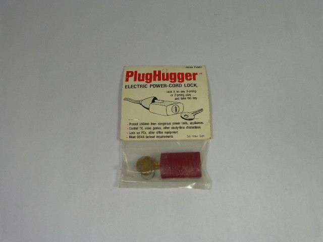 Plughugger PH001 Electric Power Cord Lock ! NEW !