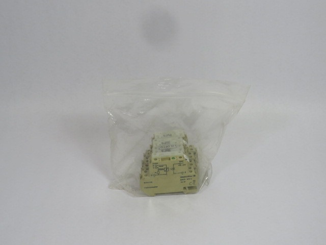 Weidmuller DKT4/6 Terminal Block Optocoupler Lot of 4 BEIGE USED