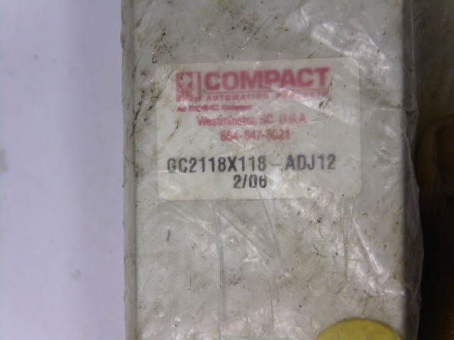 Compact GC2118X118-ADJ12 Pneumatic Linear Drive Actuator ! NOP !