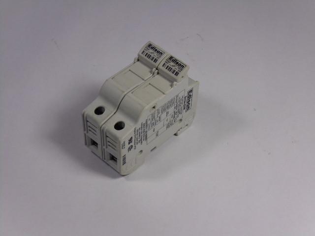 Edison EHM2DU Modular Fuse Holder 30A 600V 2Pole USED