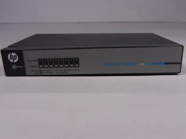HP J9661A Fast Ethernet Switch 8-port 12V 0.3A USED