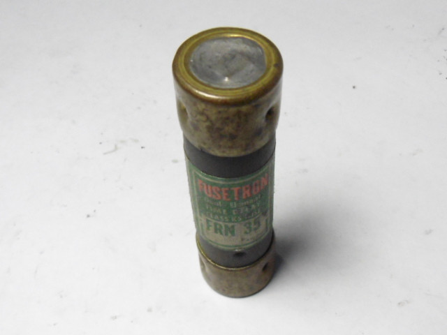 Fusetron FRN-35 Time Delay Fuse 35A 250V USED