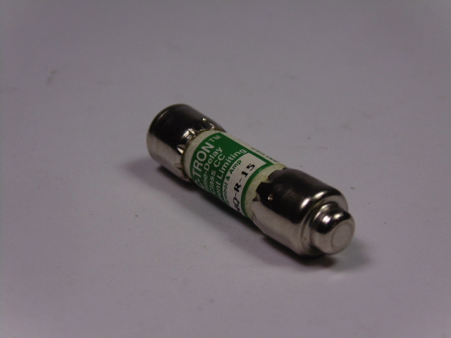 CC-Tron FNQ-R-15 Time Delay Fuse 15A 600V USED