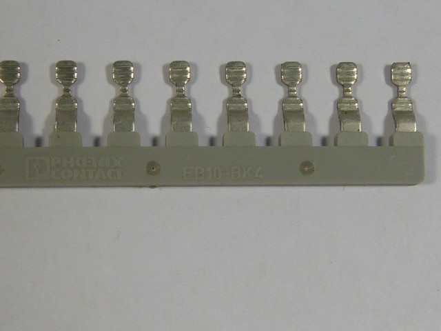 Phoenix Contact EB-10-BK-4 Terminal Block 10-Position USED