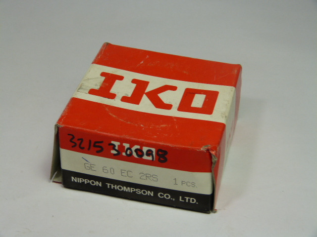 IKO Nippon Thompson GE60EC-2RS Ball Bearing 90mmOD 60mmID 44mmW NEW