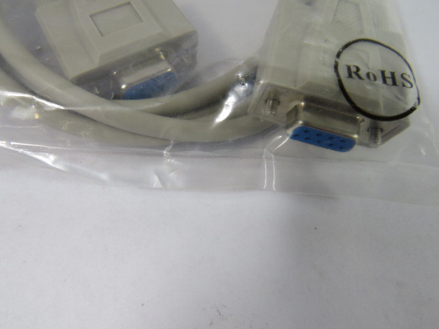 Cabletech DB9F/DB9F 6' Modem Cable Female 9 Pin D Sub Connectors ! NWB !