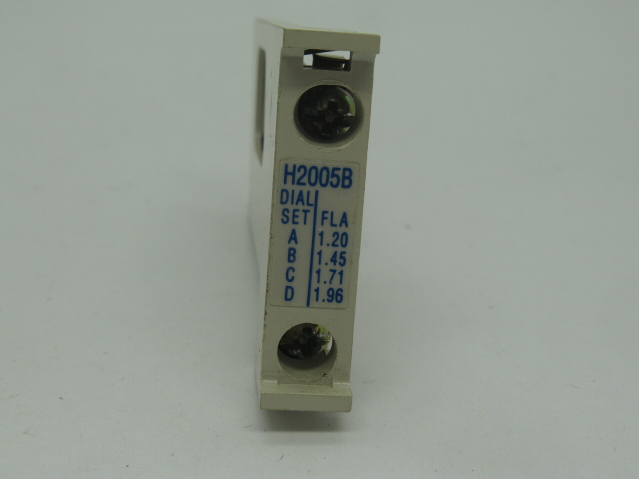 Cutler-Hammer H2005B Overload Thermal Heating Unit 1.2-1.96A USED