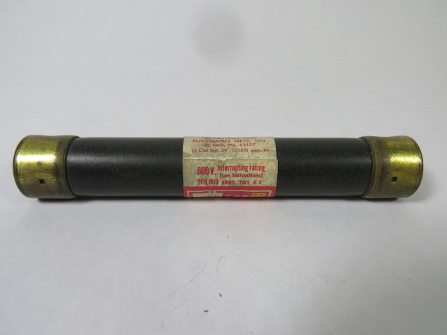 Fusetron FRS-12 Dual Element Time Delay Class K5 Fuse USED