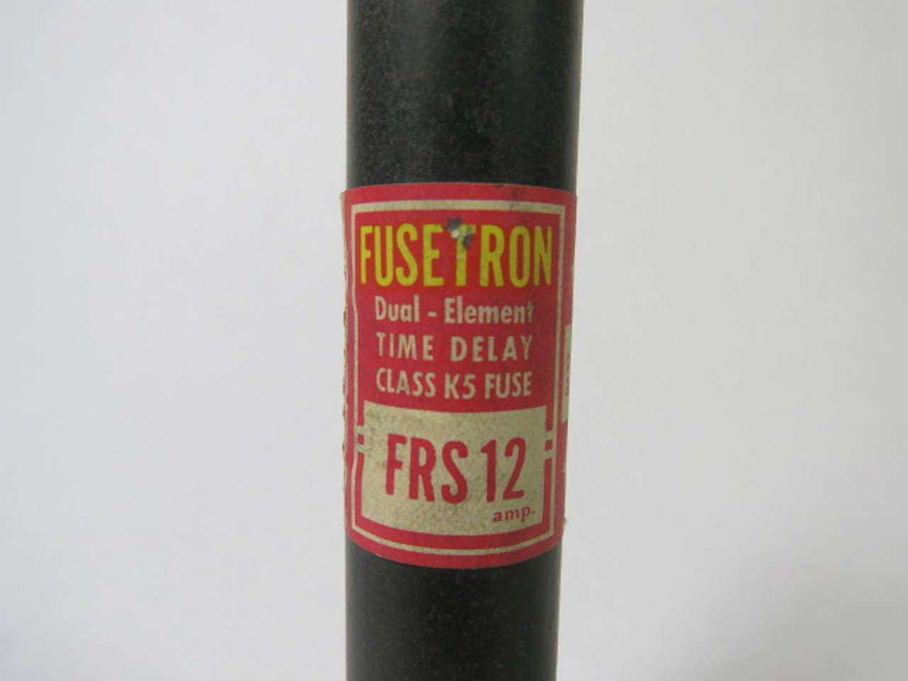 Fusetron FRS-12 Dual Element Time Delay Class K5 Fuse USED