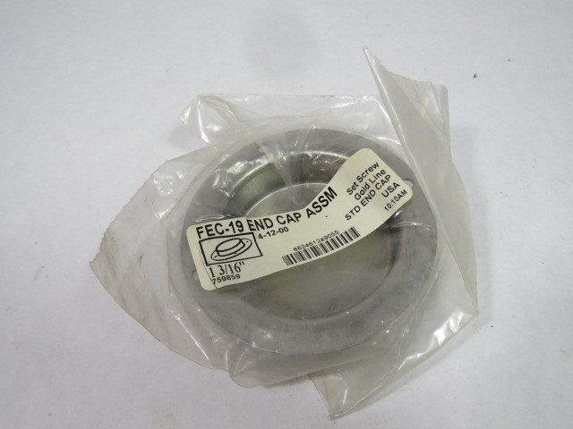 Sealmaster FEC-19 End Cap Assembly for Bearing 4-12-00 1-3/16" ! NWB !