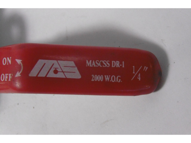 MASCSS DR-1 1/4" Carbon Steel Ball Valve ! NOP !