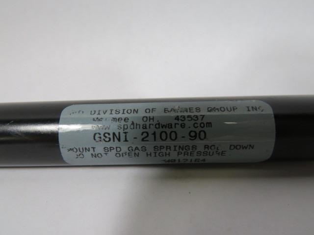 Barnes GSNI-2100-90 Gas Spring 4" Stroke 90lbs Force USED