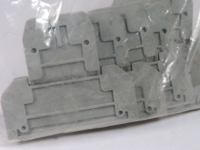 Phoenix Contact ATP-UKK3/5 Terminal Block Separator Plate Lot of 10 GREY USED