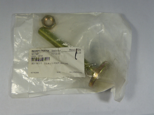 Carr Lane CL-4-JFL Jig Leveling Foot 5/8-11 ! NWB !