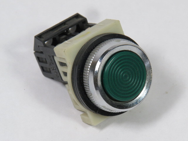 Fuji Electric AH30-FG10 Push Button 6A 250V 1NO Green Flush USED ...