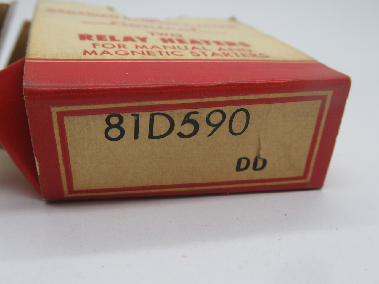 General Electric 81D590 Overload Thermal Heating Element Box Of 2 ! NEW !