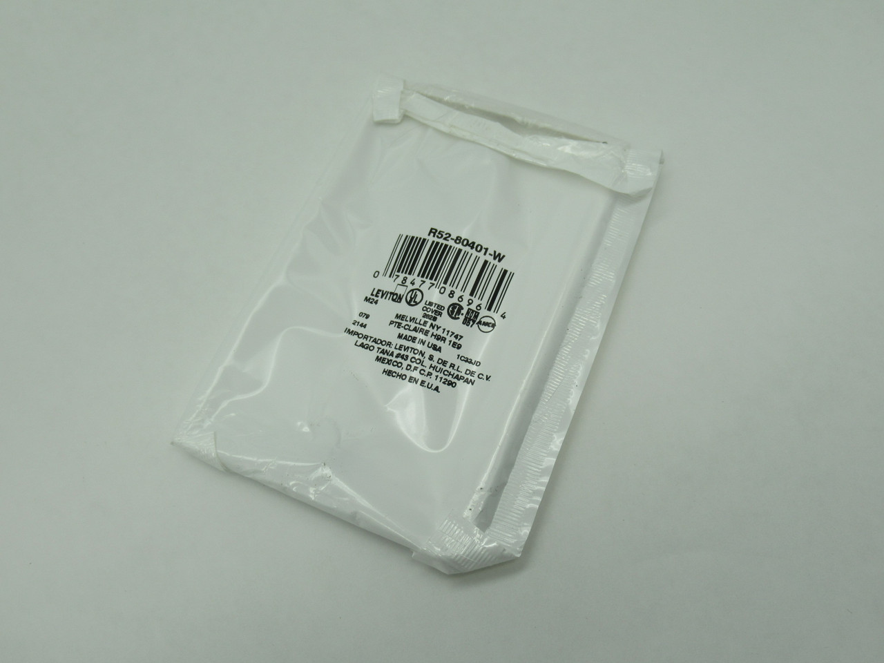 Leviton 80401-W Plastic Wall Plate Lot of 10 SHELF WEAR NWB