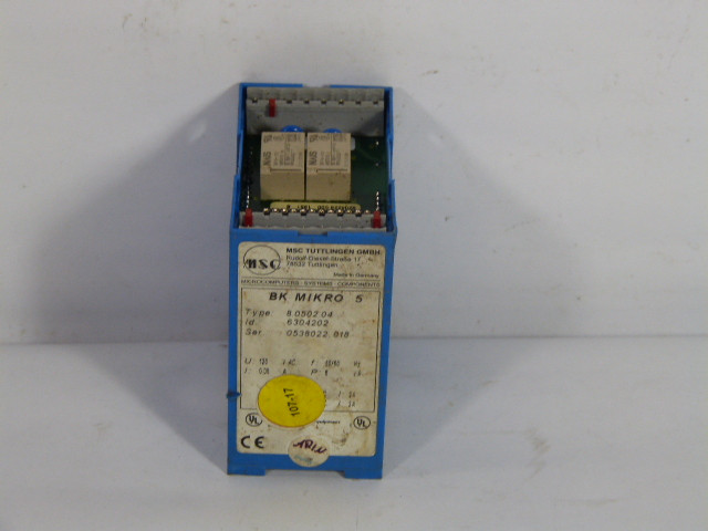 MSC Tuttlingen 6304202 Control Unit For BKMIR05-RL 120VAC USED