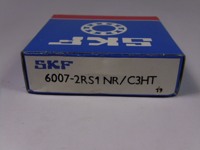 SKF 6007-2RS1NR/C3HT Deep Groove Ball Bearing 62mmOD 35mmID 14mmW NEW