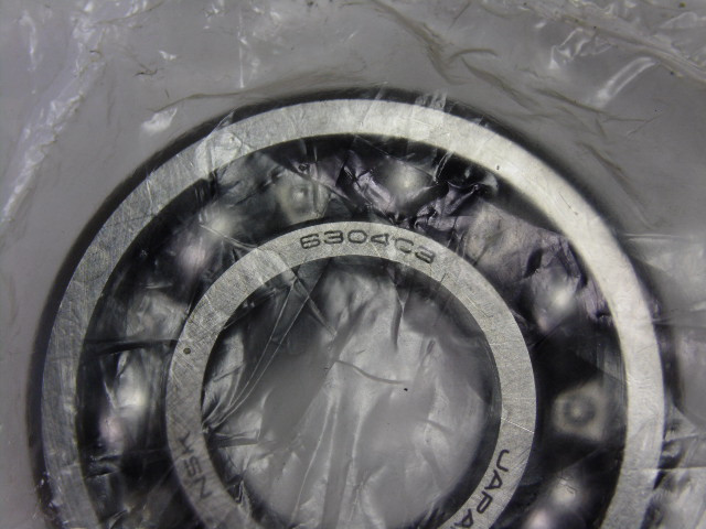 NSK 6304-C3 Deep Groove Ball Bearing 52mmOD 20mmID 15mmW NWB
