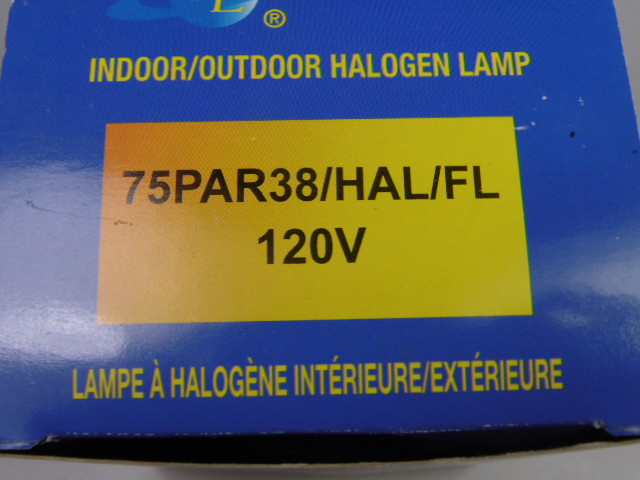 Symban 75PAR38/HAL/FL Indoor Outdoor Halogen Lamp 3000 Hours 120V NEW
