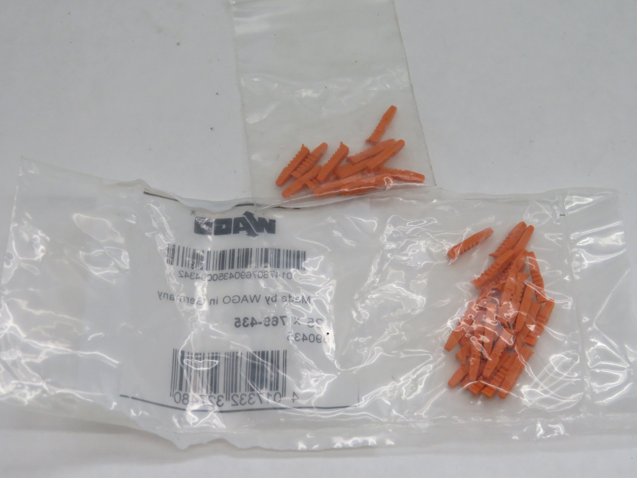 Wago 769-435 Coding Pin Female Plug for Carrier Terminal Block Lot of 37 NEW