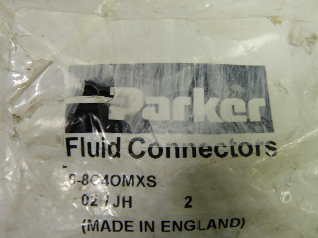 Parker 8-8C4OMXS Male Elbow Fitting  NWB