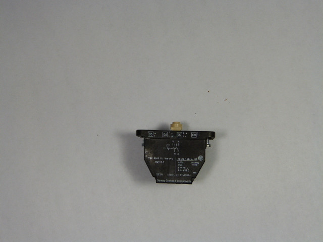Mannesmann Demag 87419844 Contact Block 10A 150V USED