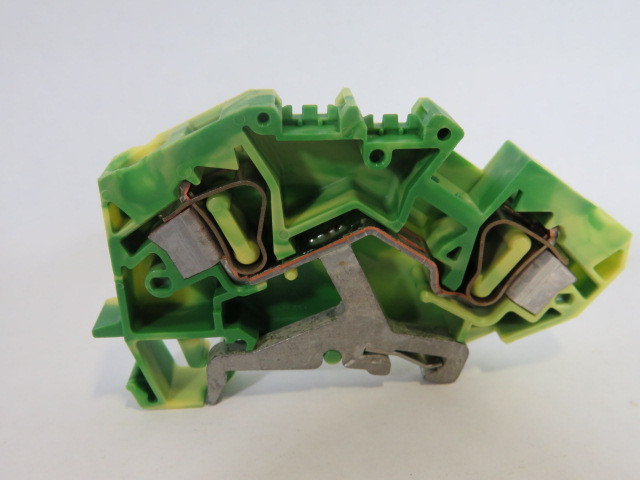 Wago 784-607 2-Conductor Ground Terminal Block USED
