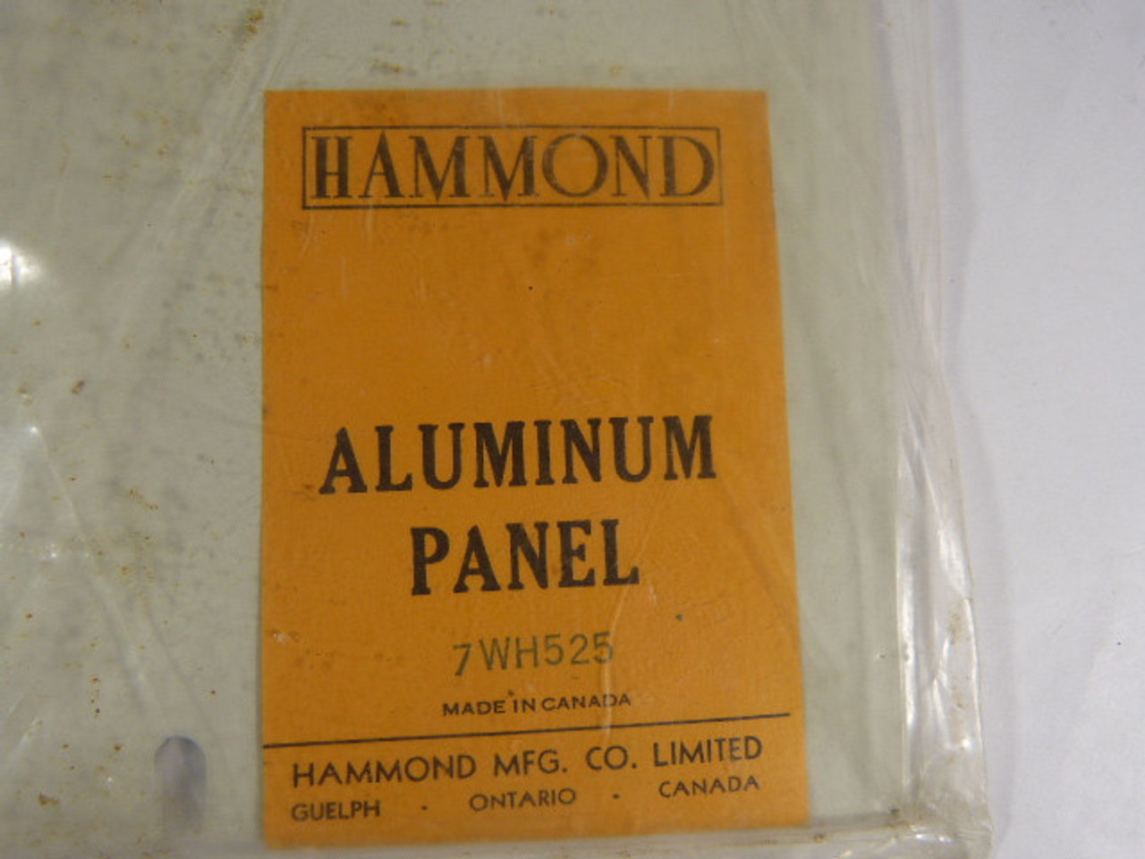 Hammond 7WH525 Aluminium Panel ! NWB !