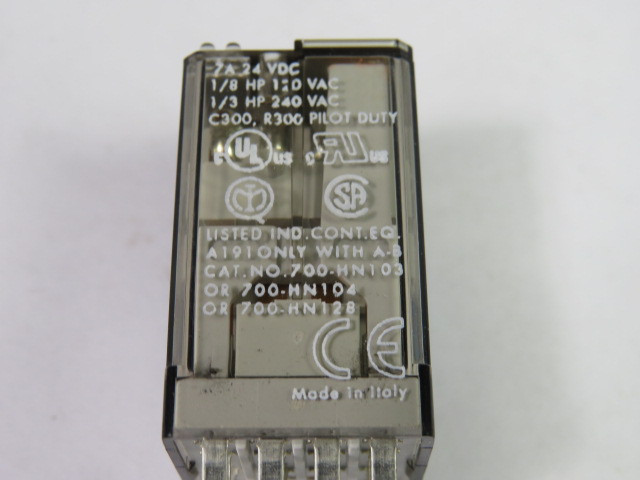 Allen-Bradley 700-HC24Z24 Series D Tube Base Relay 24VDC 7A ! NEW !