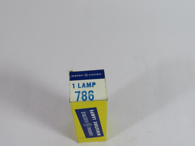 General Electric 786 Miniature Halogen Light Bulb 12W 6V NEW